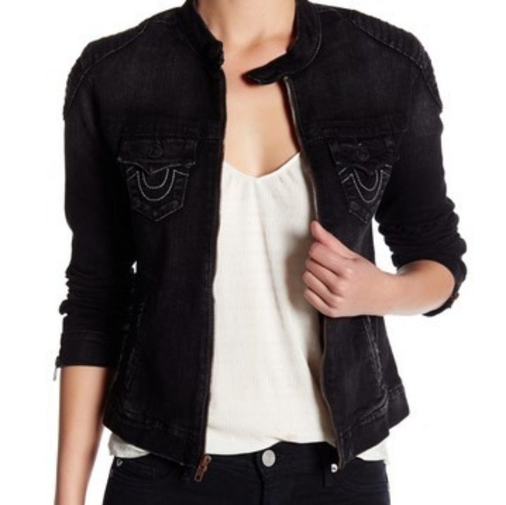 Women's True Religion Moto Jacket